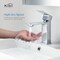 Kibi Mirage Single Handle Bathroom Vanity Sink Faucet with Pop Up Drain C-KBF1001CH-KPW100CH - alternate 9